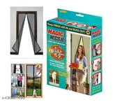 Polyester Magnetic Mosquito Net for Door | Mosquito Curtain for All Door Types & Sizes | Auto-Closing Insect Screen to Keep Mosquito Out