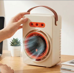 Portable humidifying air cooling fan with display (1 pc)