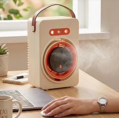 Portable humidifying air cooling fan with display (1 pc)