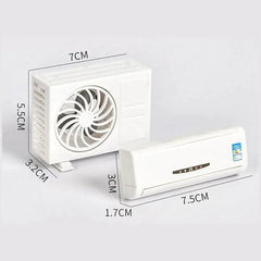 Miniature Ac Design Solar-Powered Car Air Freshener Diffuser