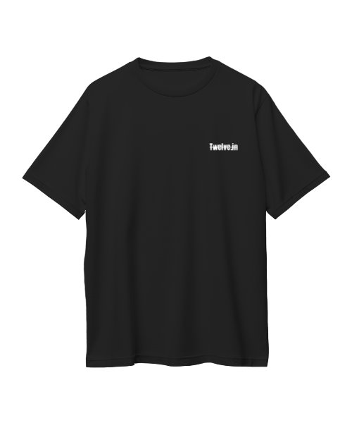 Twelve.in Essential Black Regular Fit T-Shirt